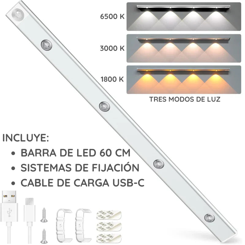 Barra LED con sensor 60 CM