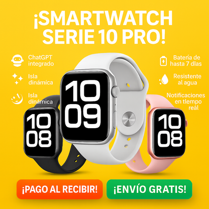 Airwatch Serie 10 Pro Max+Airpods Pro ¡Gratis Solo Hoy!
