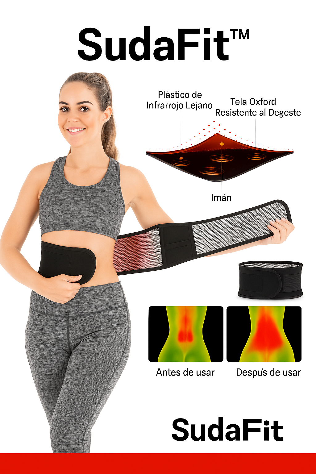 Faja Lumbar Térmica SudaFit™