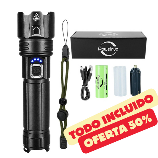 Kit Completo Linterna Táctica Laser - Lumina™
