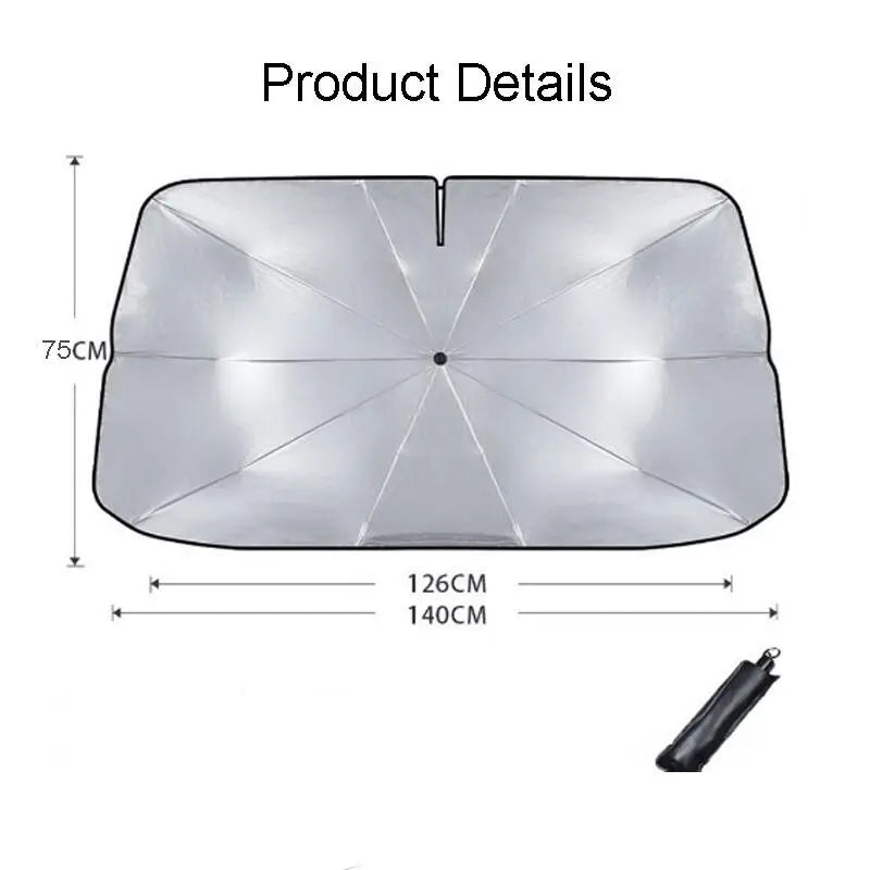Parasol Plegable para Coche – Protección Solar Eficiente y Fácil de Usar