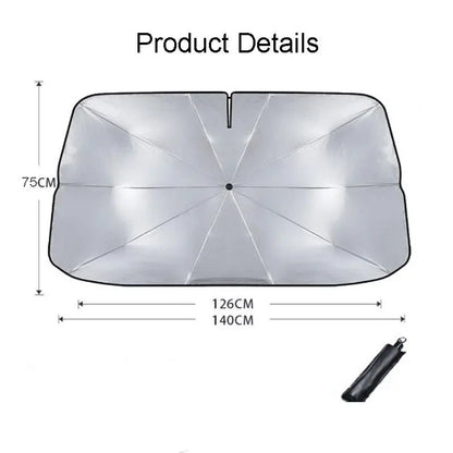 Parasol Plegable para Coche – Protección Solar Eficiente y Fácil de Usar