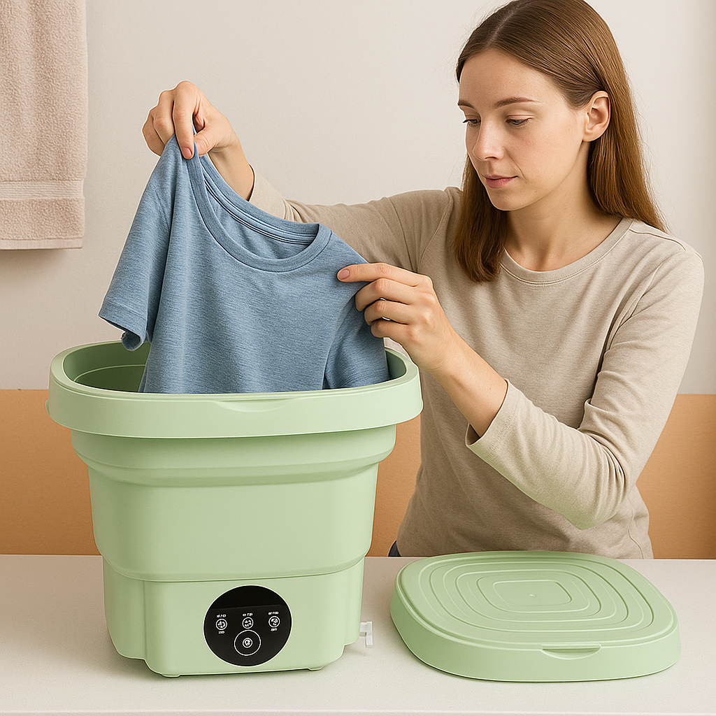 LavaGo™ - Lavadora 8 Litros Plegable Portátil